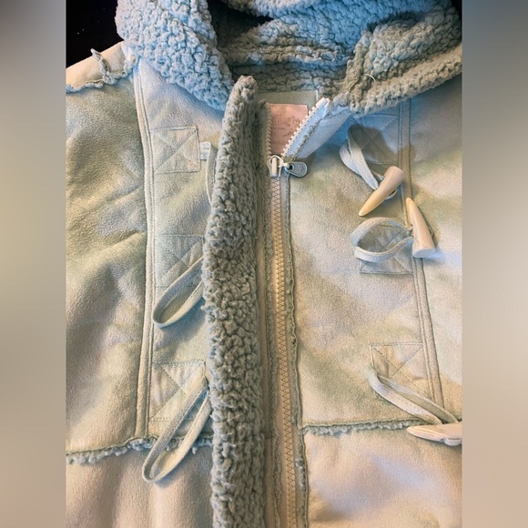 Justice Girls Faux Suede with Faux fur sherpa lined Jacket - Picture 14 of 17